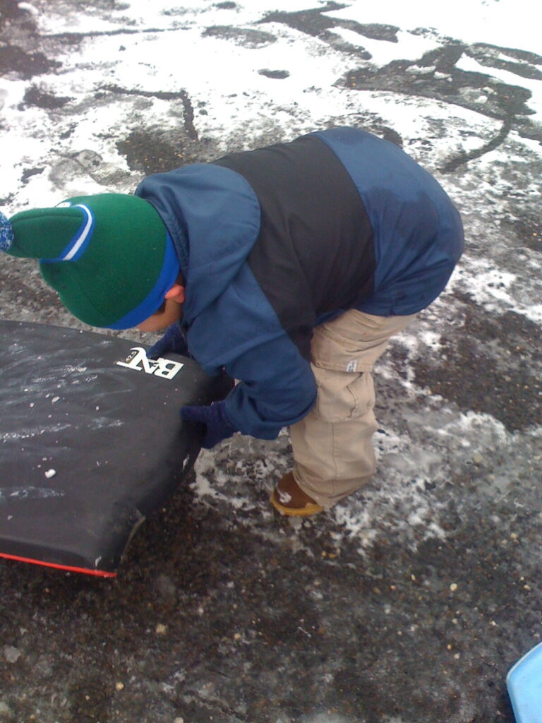 Bodyboard Sledding:When Bodyboards Became Sleds